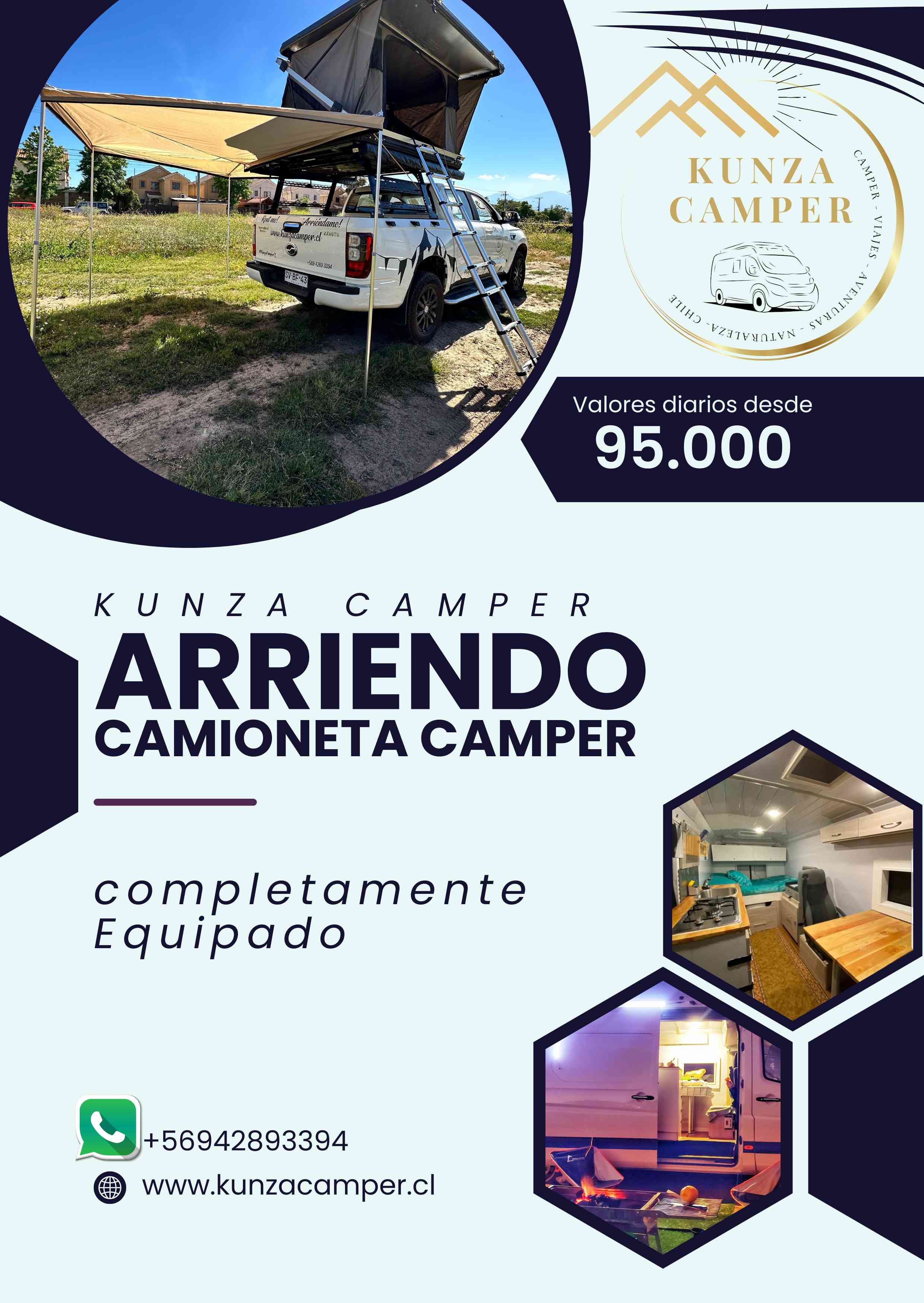 Camioneta Kunza Camper 